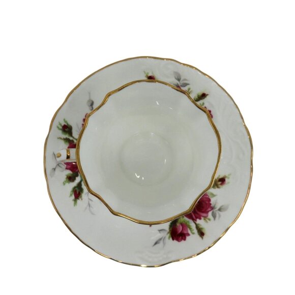 HAMMERSLEY Tea Cup and Saucer Rose Floral Design England Vintage - Picture 7 of 11